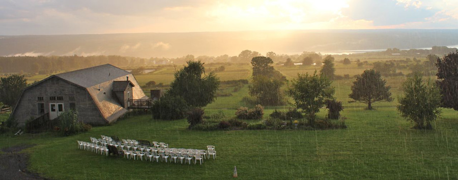 barn view